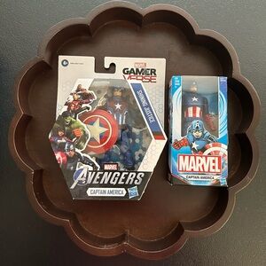 Marvel Avengers ~ Captain America Action Figure Set of 2
